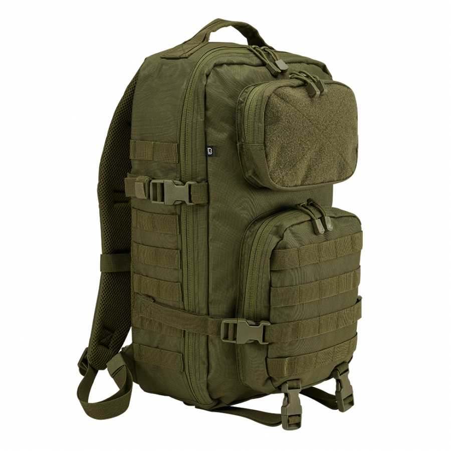 US Cooper Patch large olive green backpack