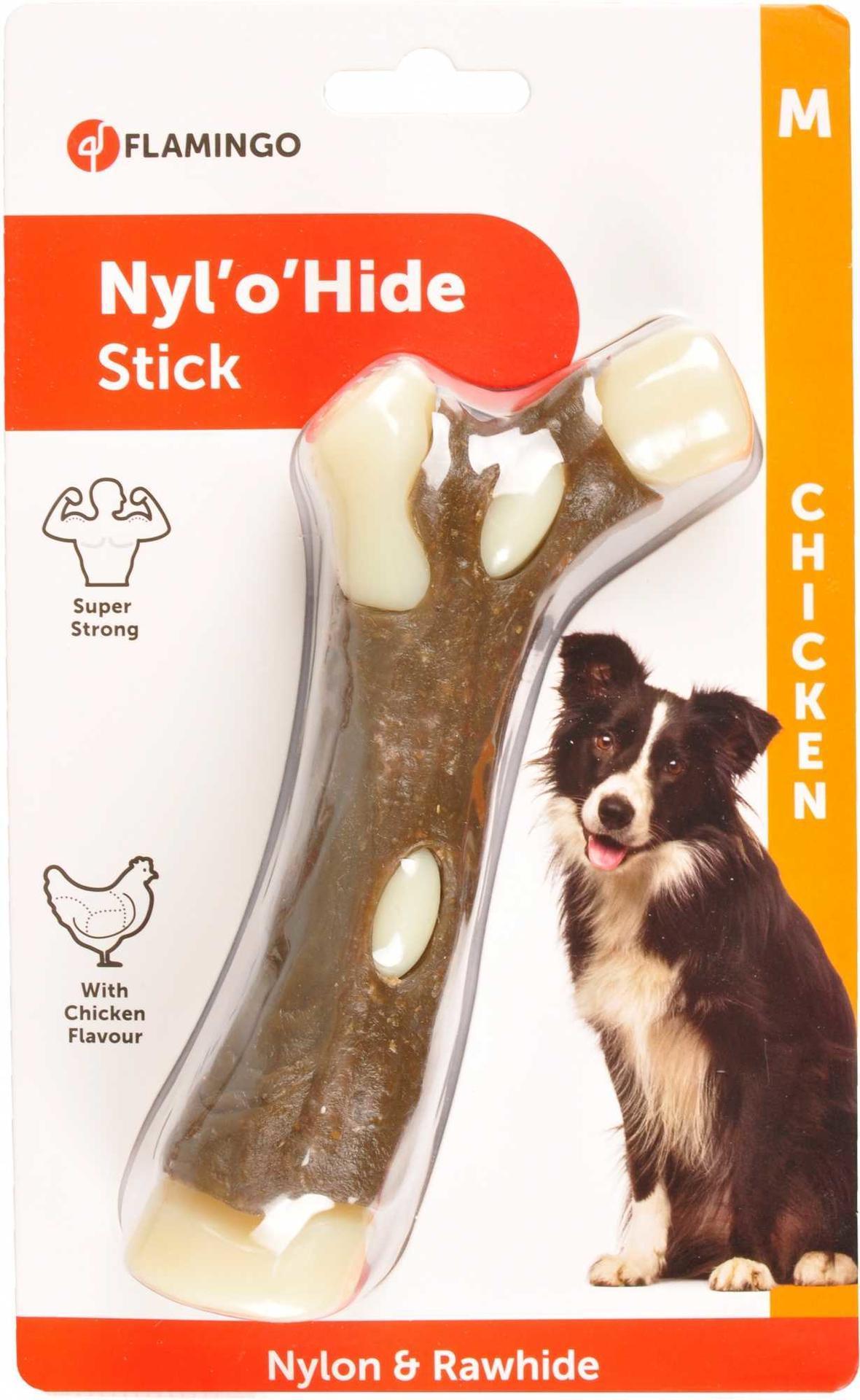 Toy nylo hide trunk 17 cm dog reward bones bones chews