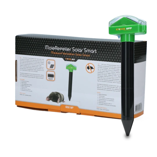 Solar Smart mole repellent ultrasonic trap