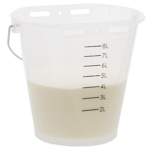 Calf fast feeding bottle Blue 2,5 l cattle rearing