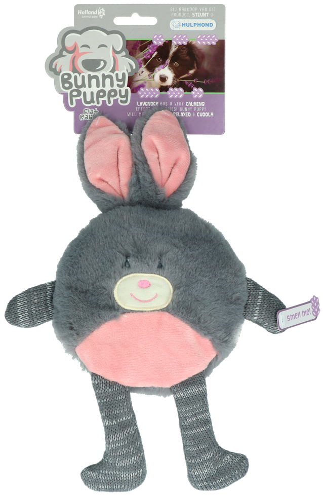 Bunny flat dog toy