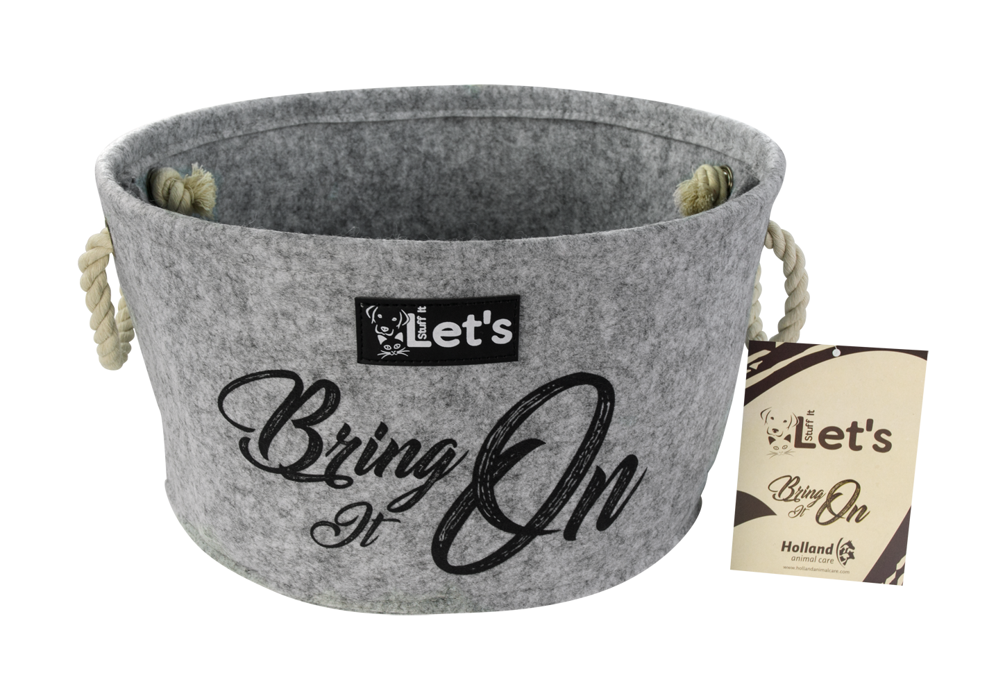 Fill your Grijs cat toy collector basket