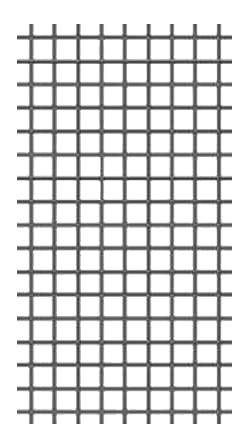 Gap grid stainless steel 5 x10,5 cm stall for livestock pest control