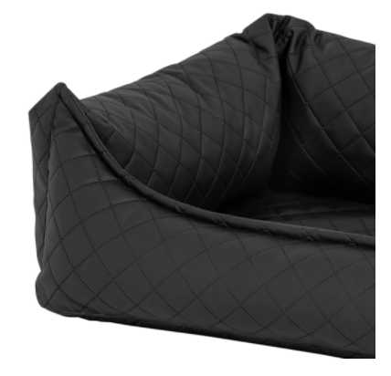 Black S size dog bed