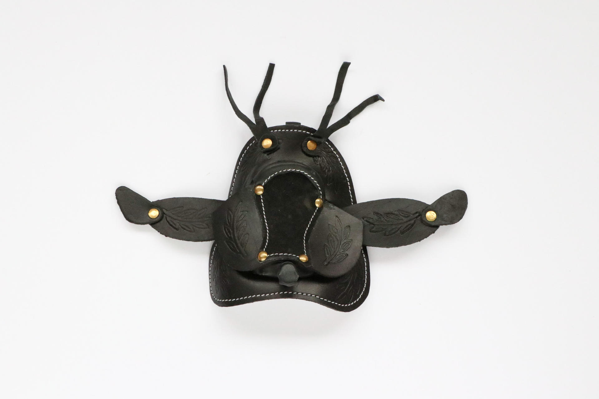 Mini saddle keyring black 1106 rider gift