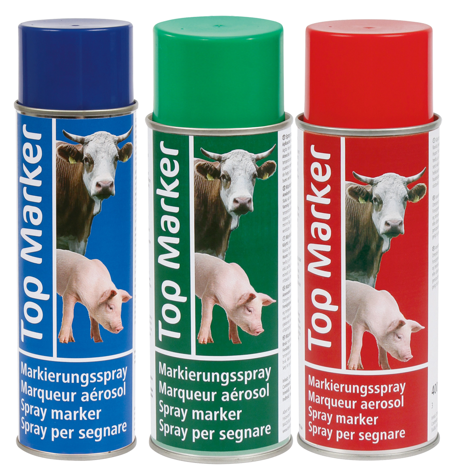 Marking spray for cattle blue colour stable livestock animal marking spray