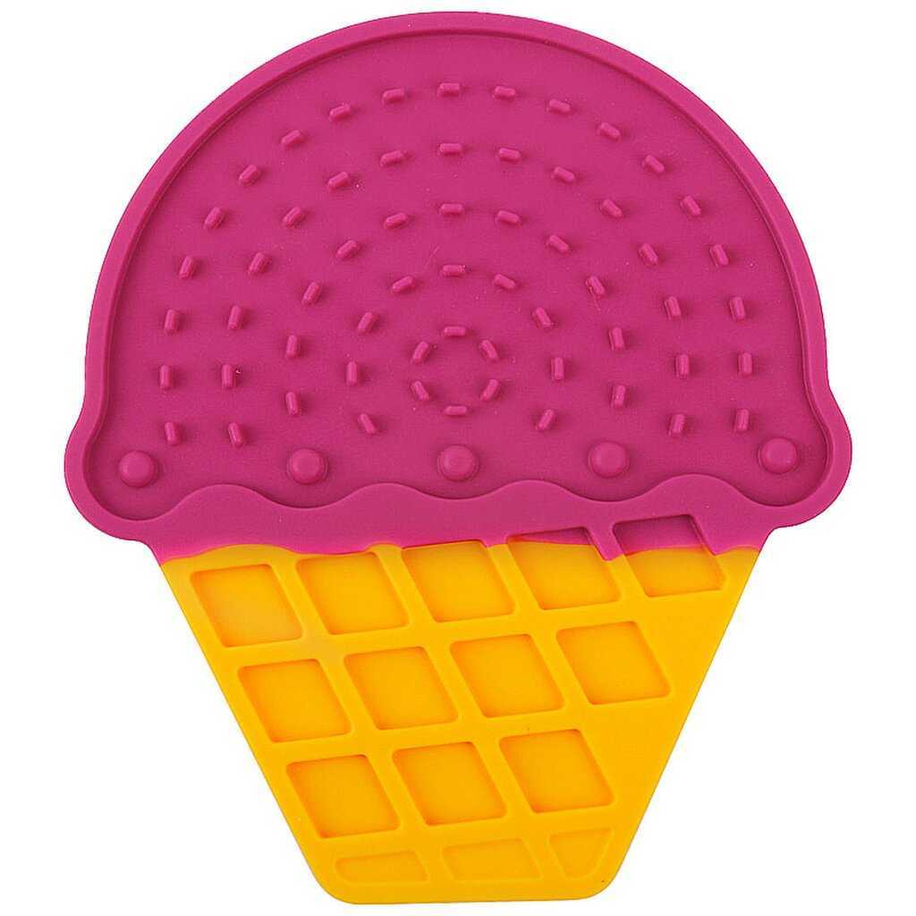 Ice cream shaped feeding mat