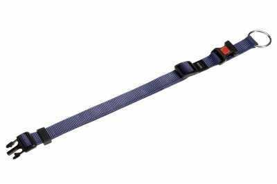 Dog collar ziggi blue 4x55-75 cm basic collar