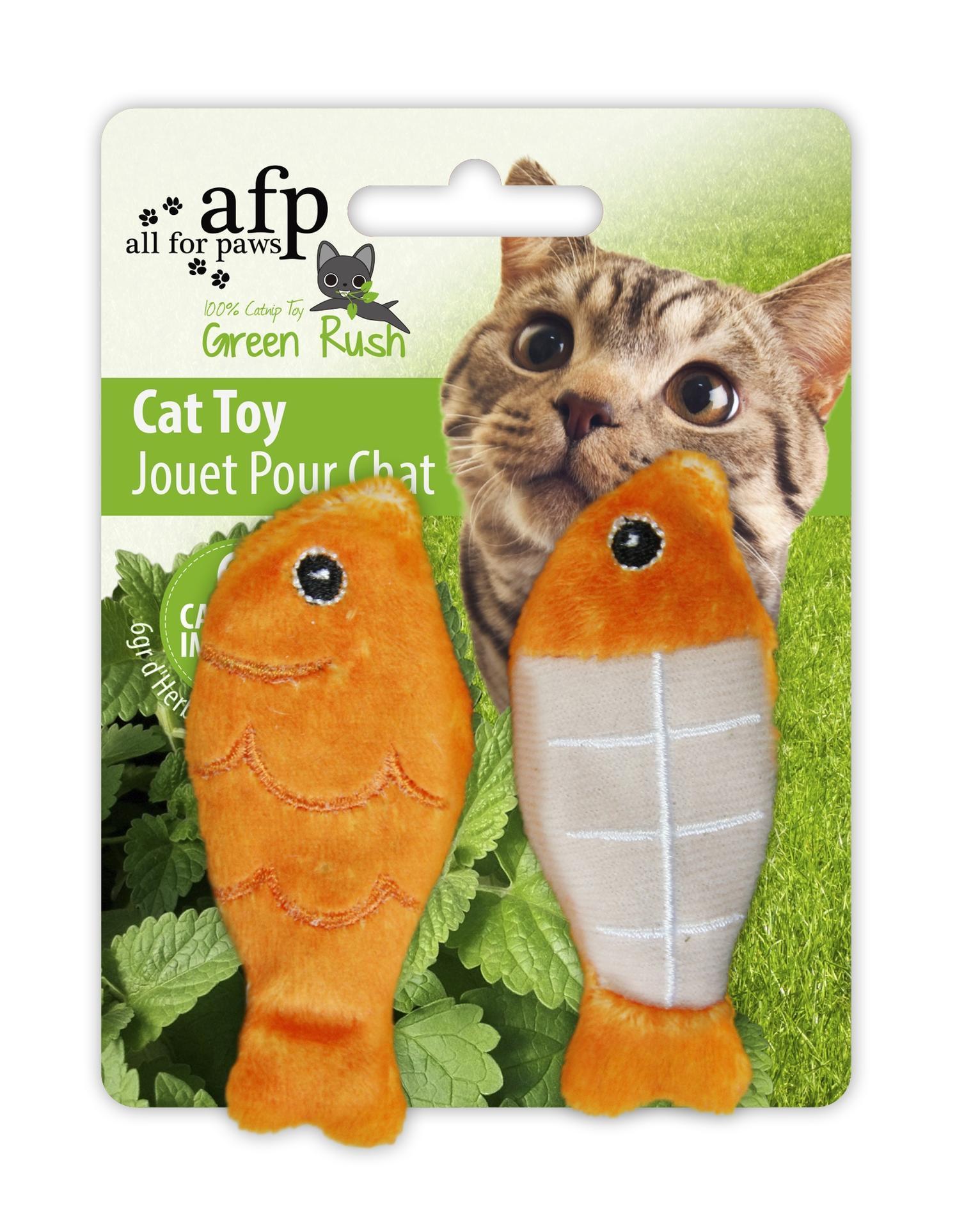 Cat root stuffed in fish 3 colours cat toy