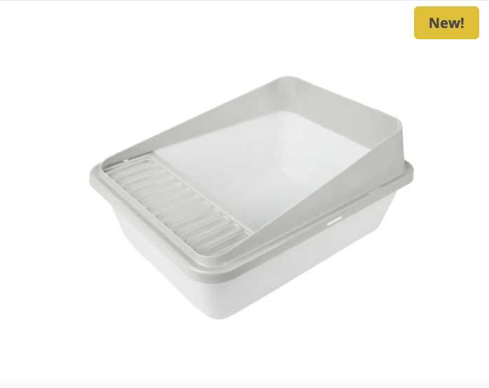 Cat litter box small grey