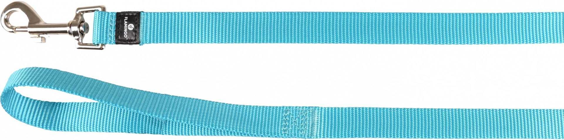 Leash ziggi turquoise 2x130 cm dog base