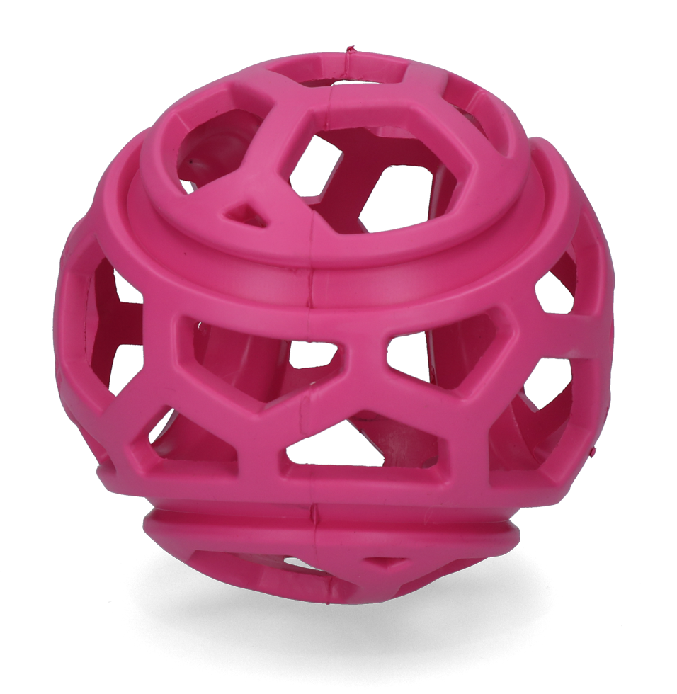 Titan ball with treats pink M 11,5 cm dog toy
