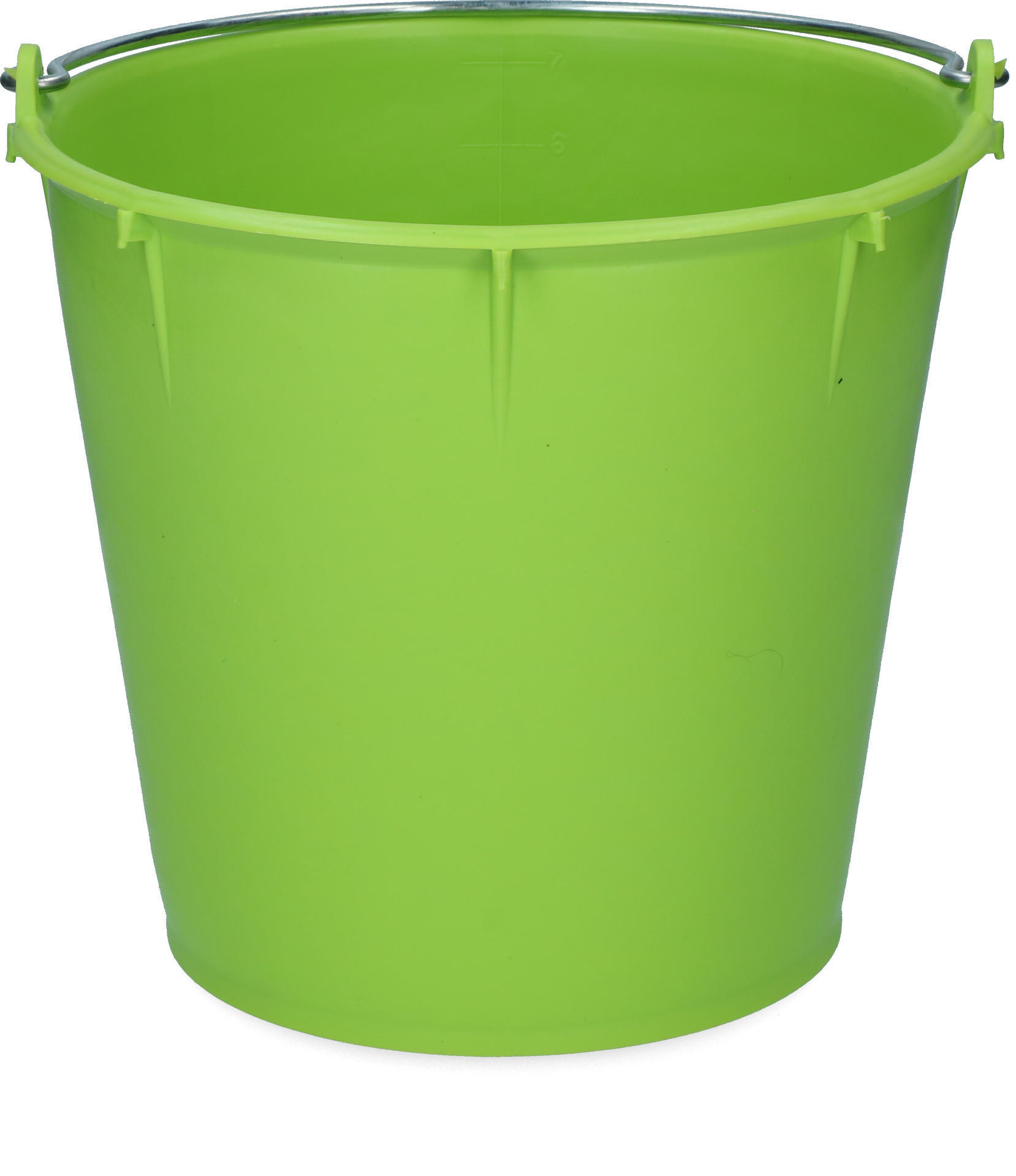 bucket 7 l with handle lemon green livestock housing livestock feeding drinking technology feeding bowls