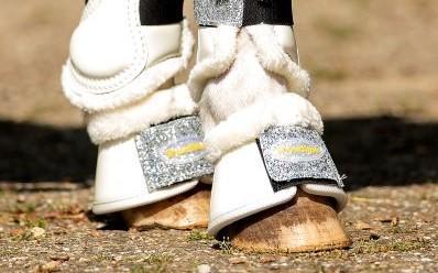 229 Show-time Gold Rush Pataharang small size navy blue 3XS Horse foot protection