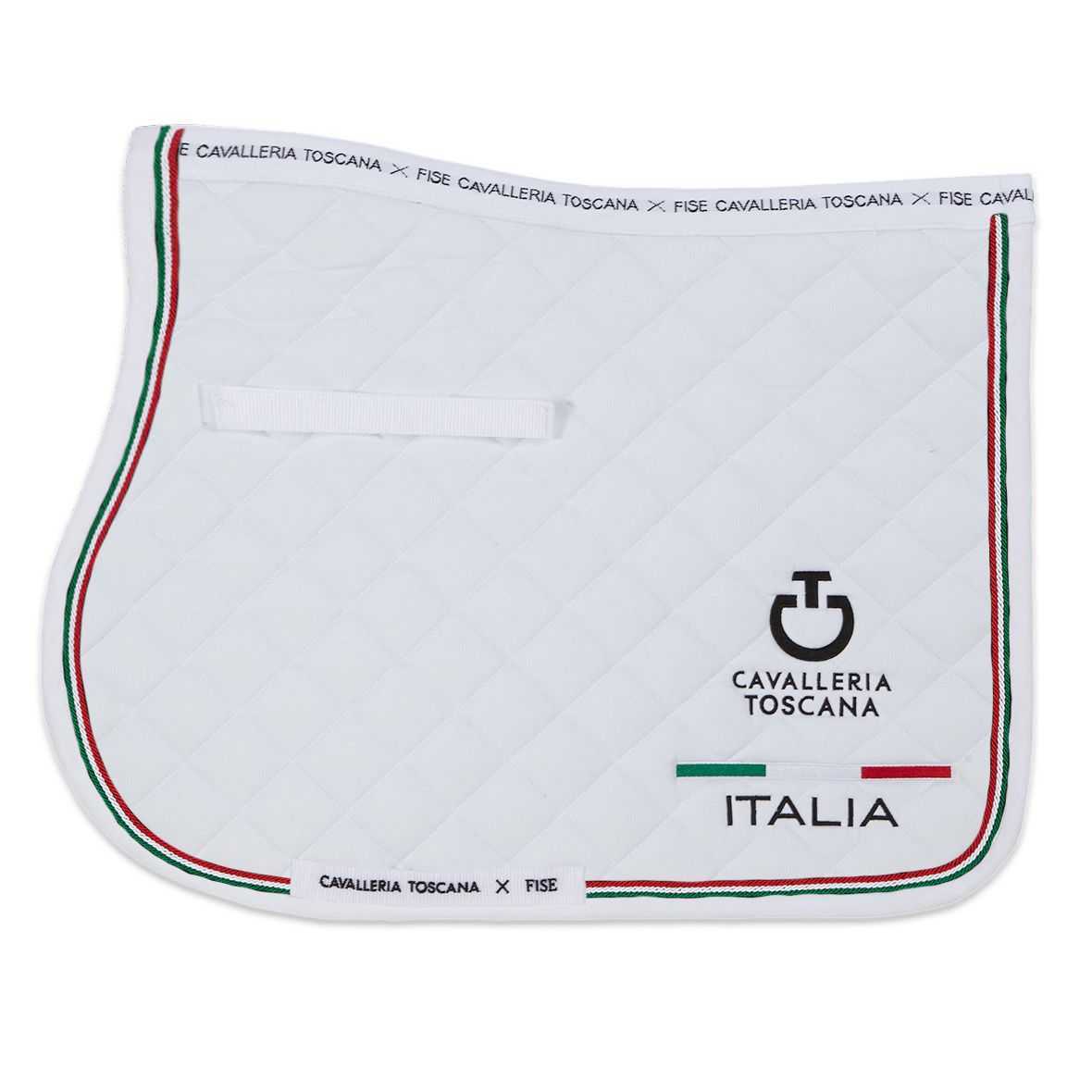 Horse jumping saddle pad