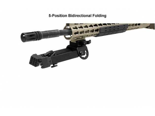 rubber armored QD folding bipod