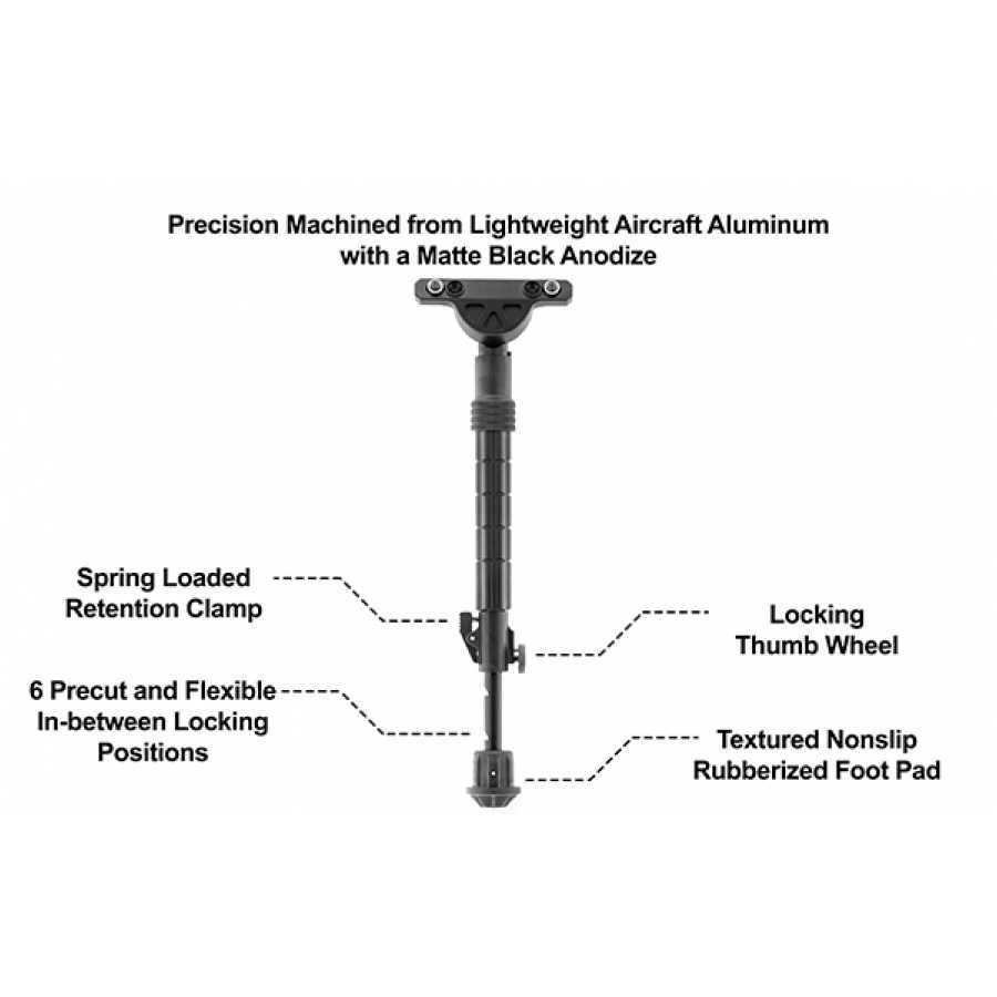 Recon Flex 8-12  keymod bipod