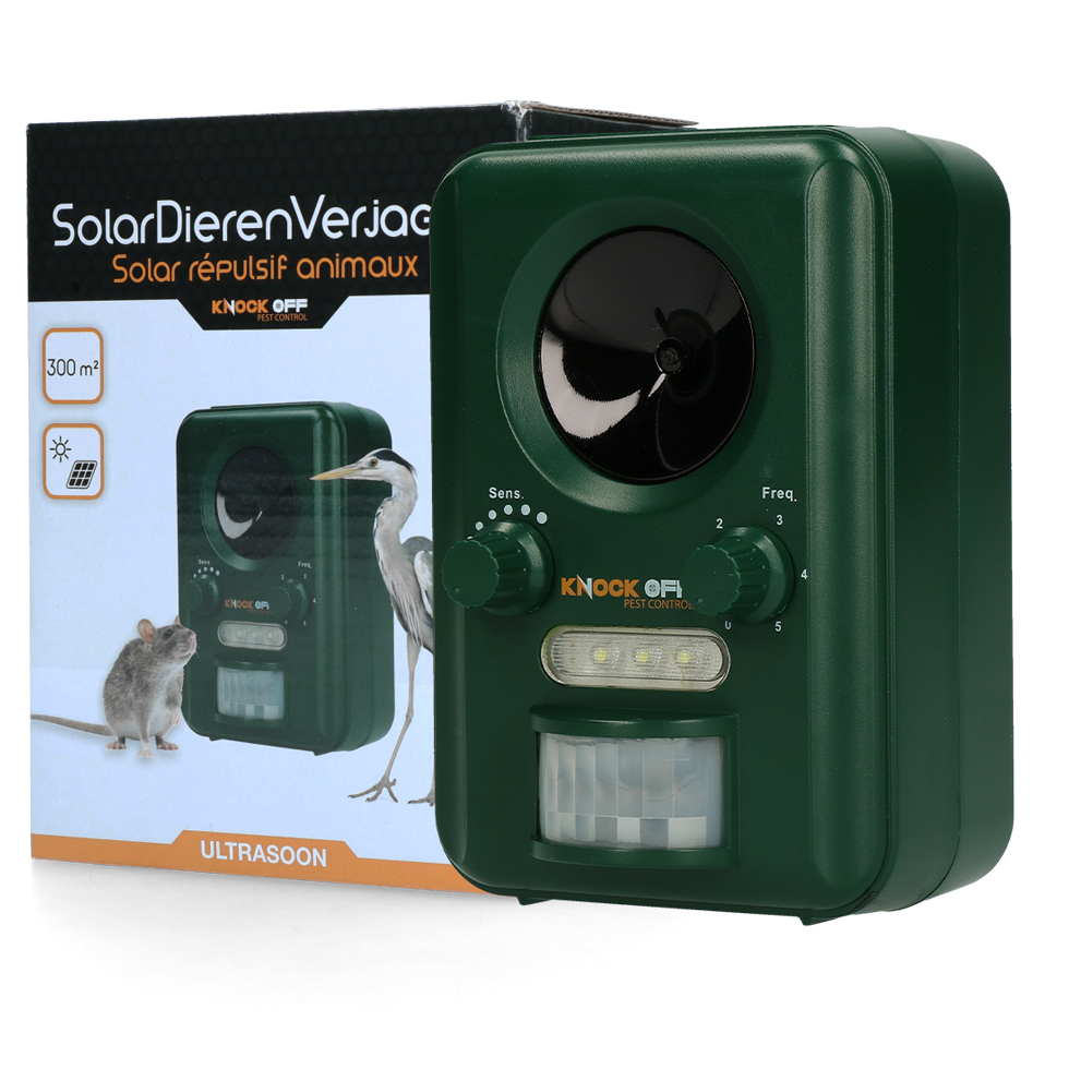 ultrasonic animal alarm with solar panel barn livestock electric shepherd