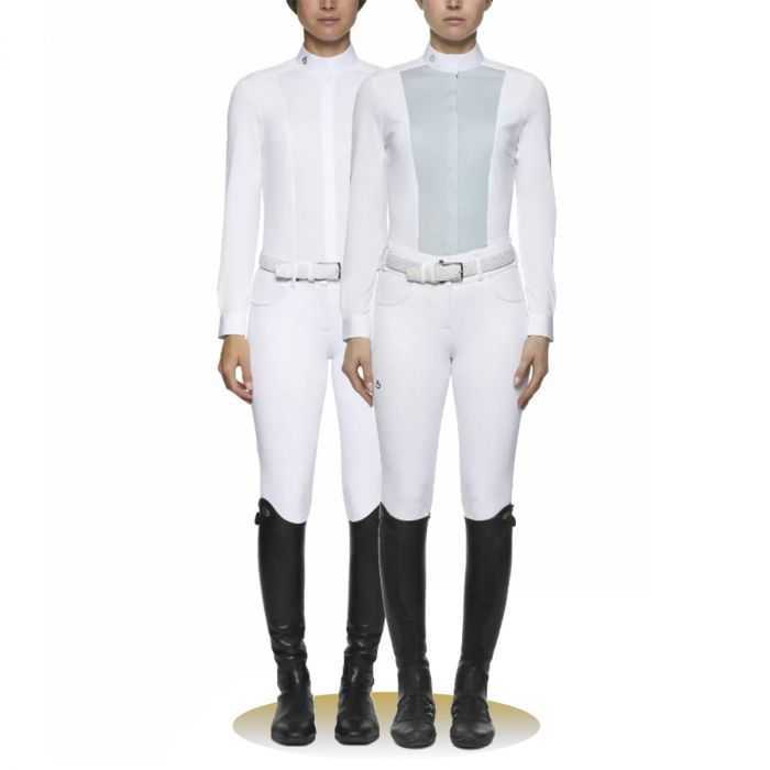 Women's micro perforated long-sleeved rider shirt CT