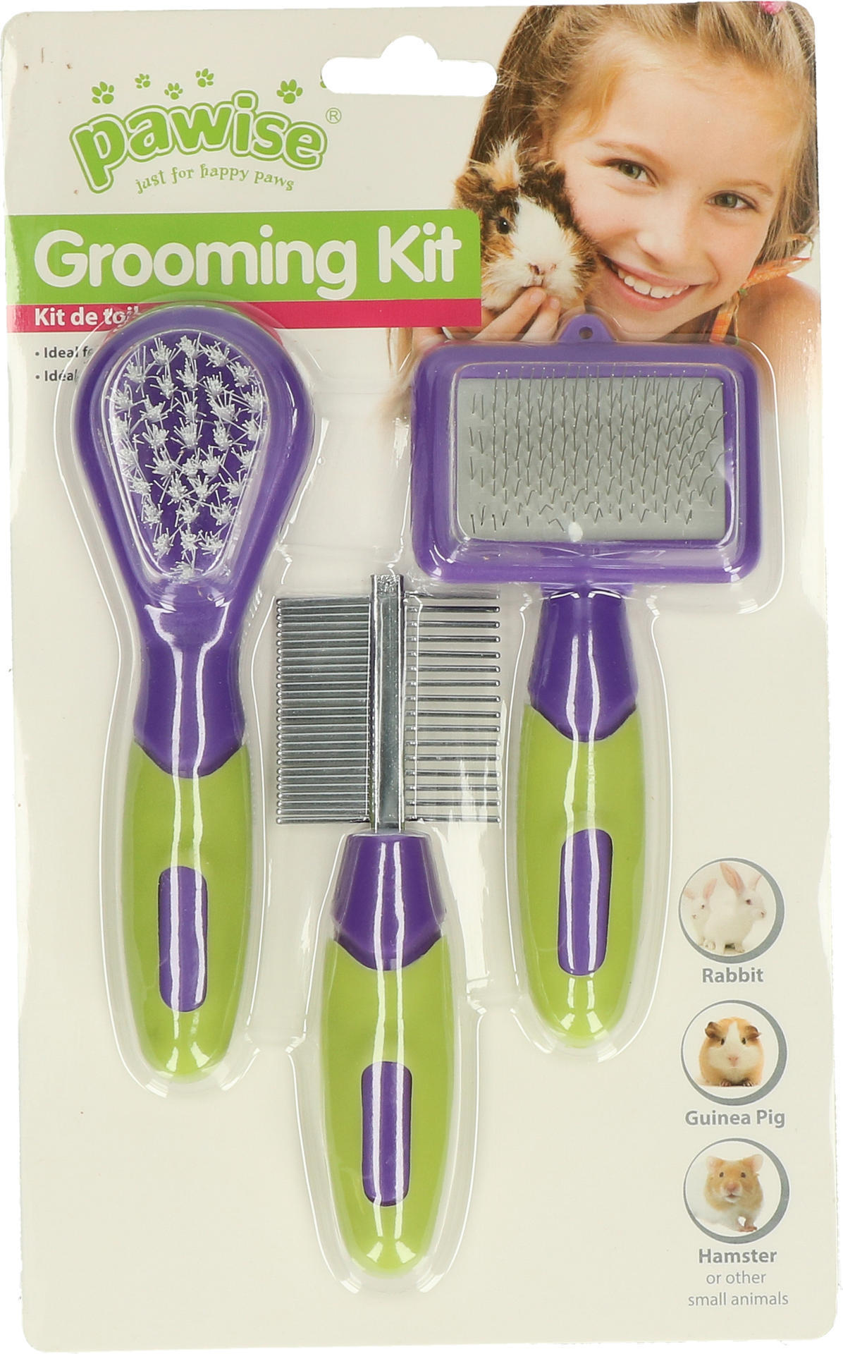 Grooming kit, pet, rodent care