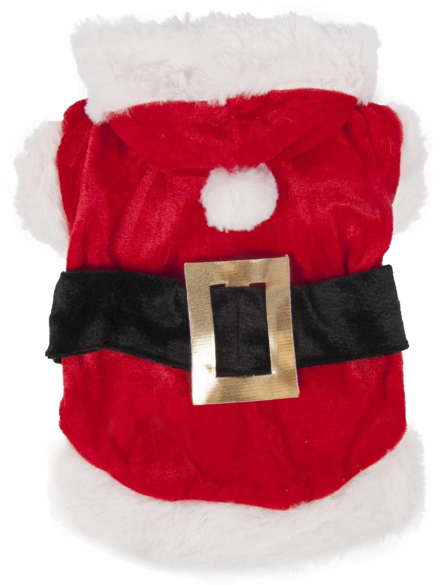 Christmas Santa Claus dog dress 15 cm Dog clothing