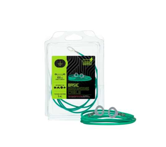 Earthing cable for shepherd's crook