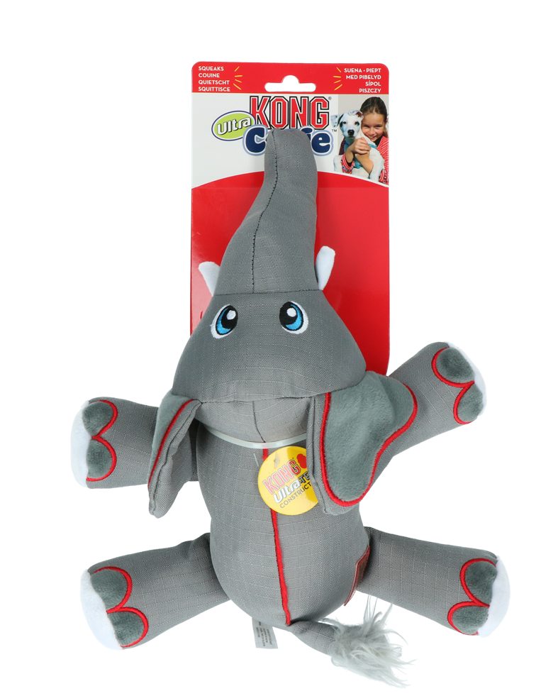 Cozie elephant rattle made of fabric big dog toy