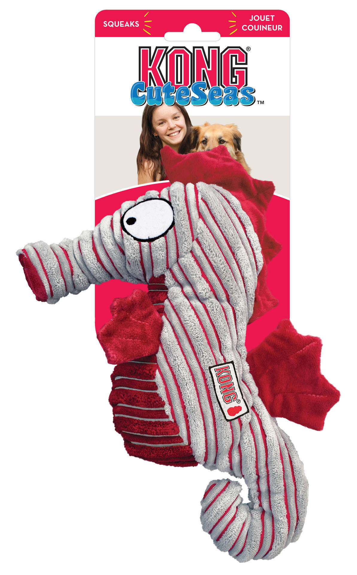 Cuteseas seahorse big dog toy plush