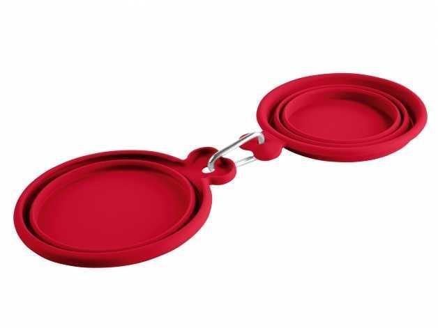 Travelling feeding and drinking bowl  for dog