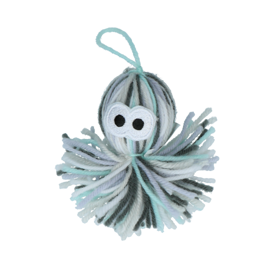 Knotty Habit - Yarn hanging octopus with cat root cat toy