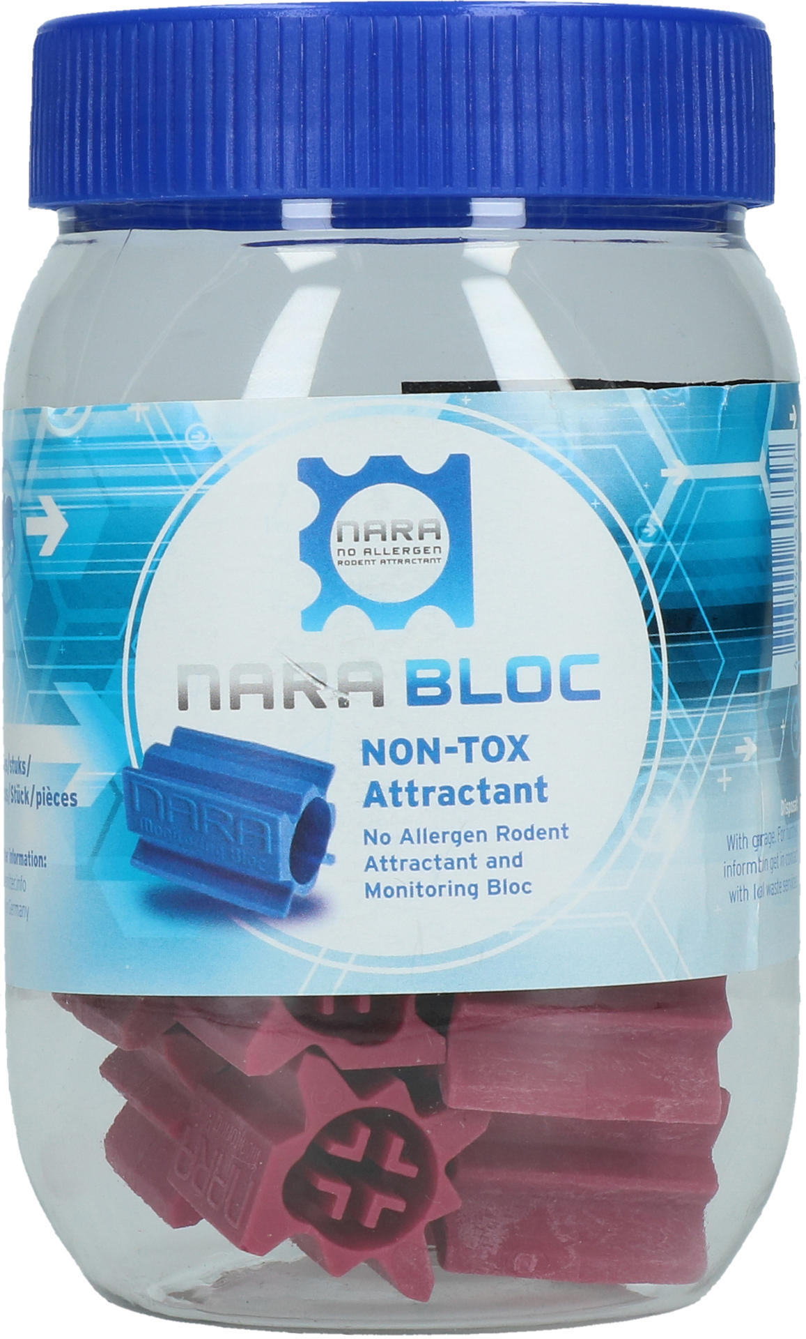 NARA Bloc meat flavor bait 20 pcs barn livestock pest control traps