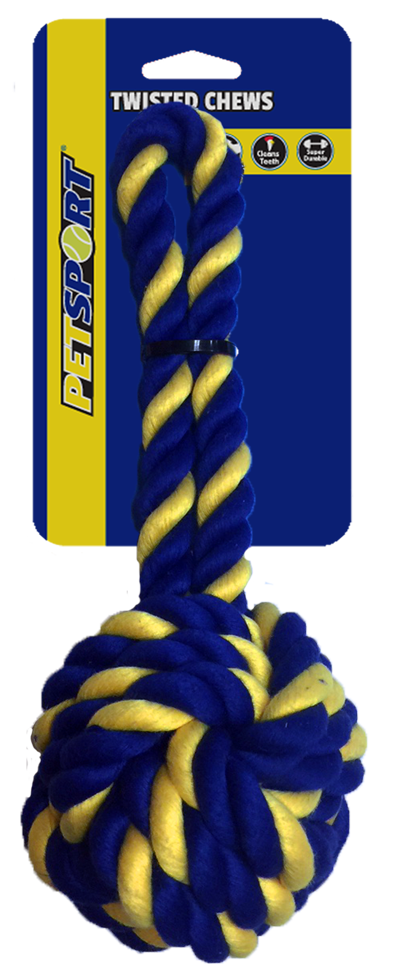 Braided cotton rope 28 cm big dog toy