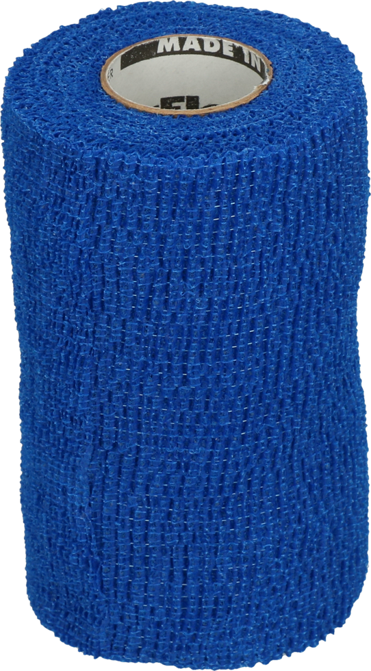 Bandage, bandage blue 10 cm , horse wound treatment