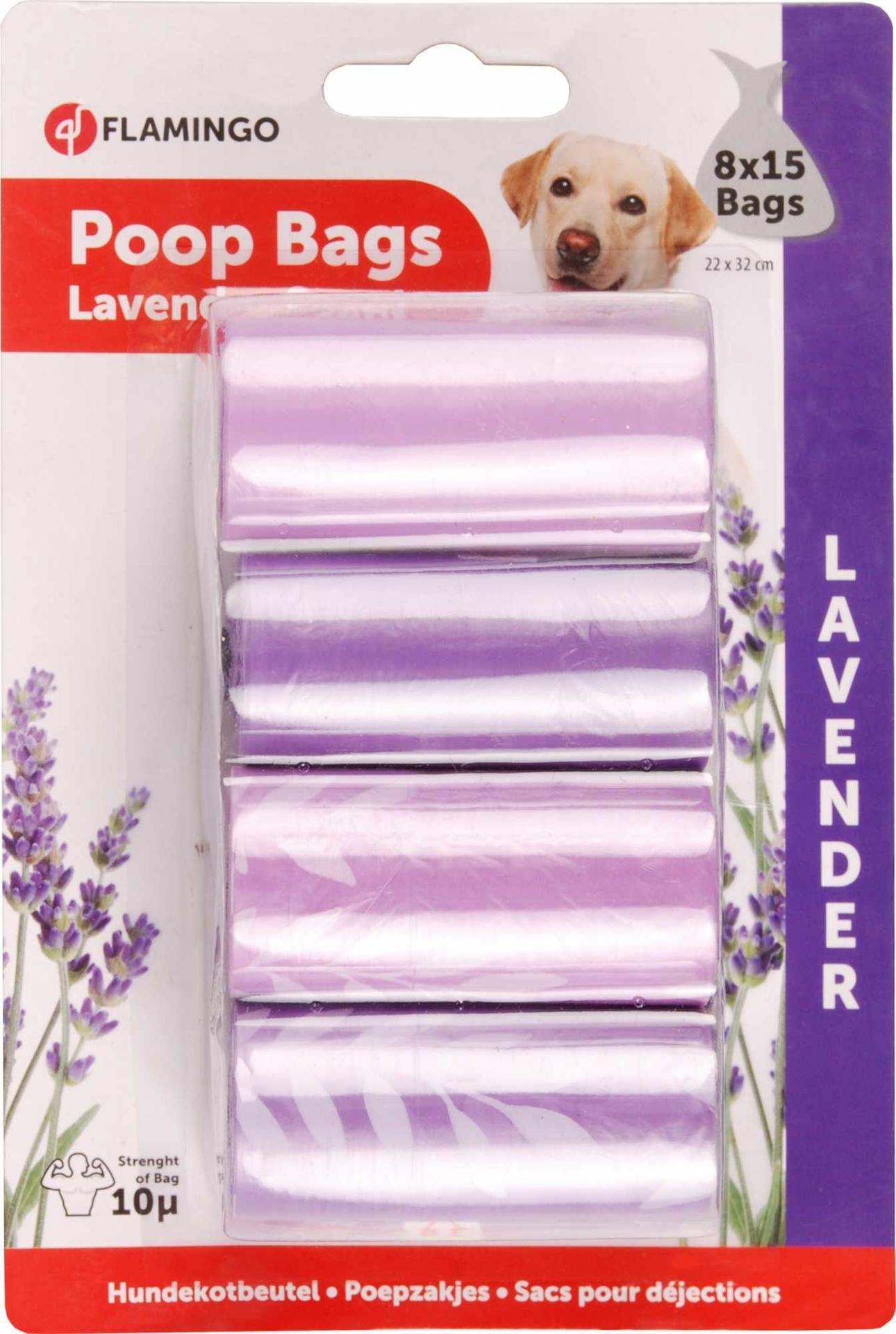 Poop bag lavender 8x15pcs