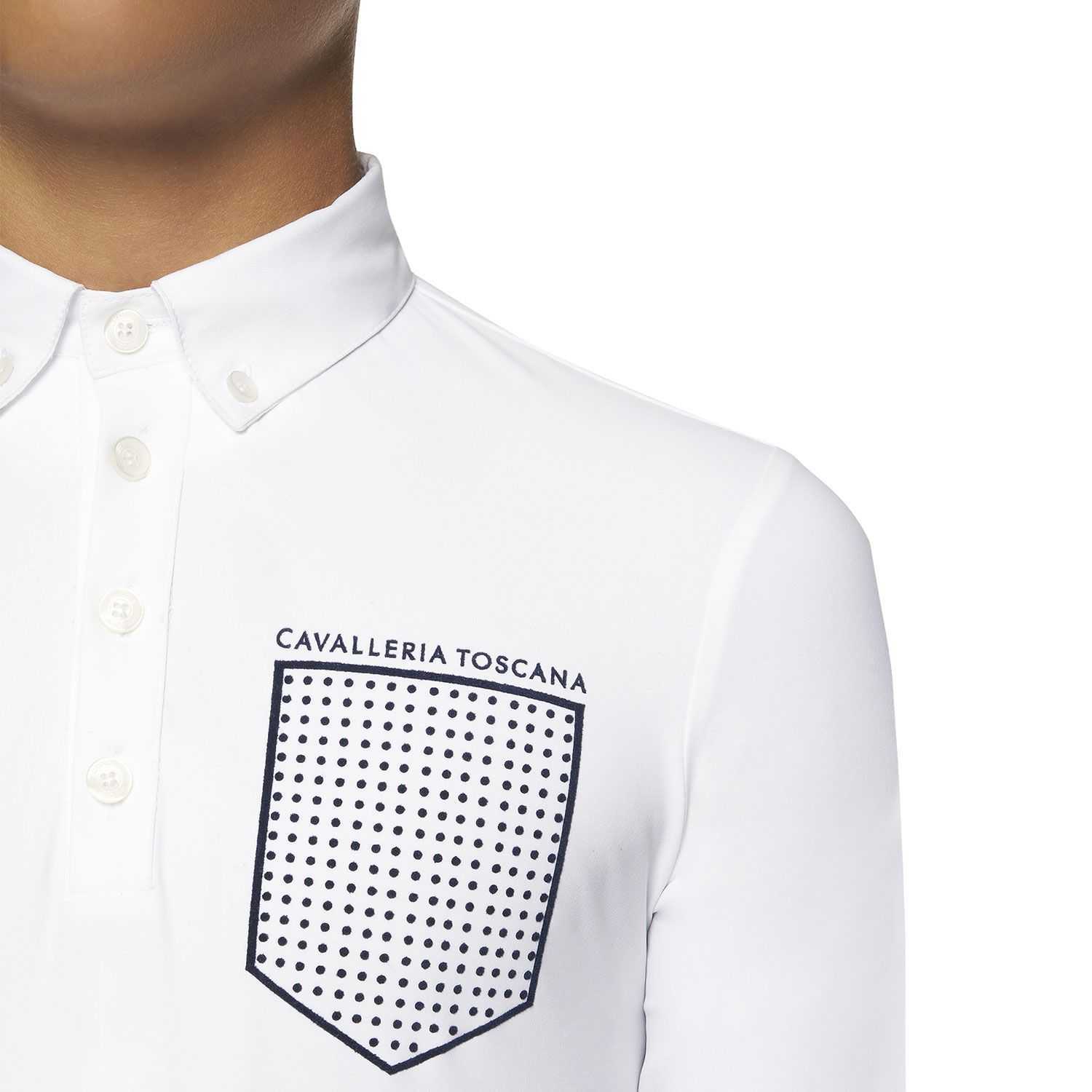 Horse Riding Competition Polo  Flock Print Pocket