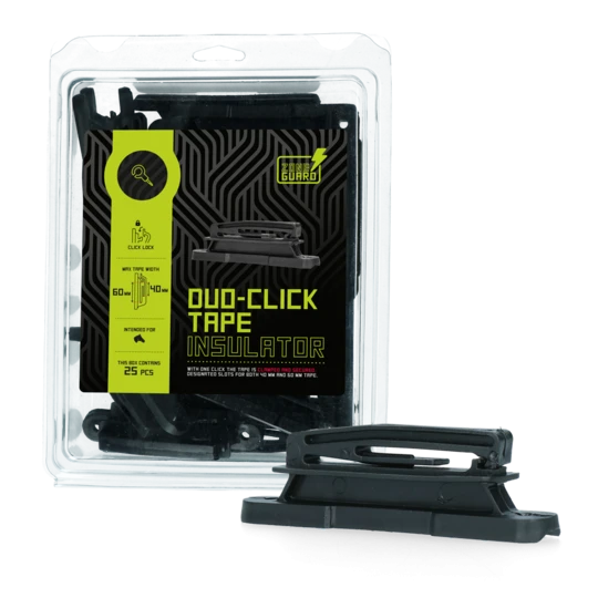 Duo-Click tape insulator 60 mm for electric shepherd