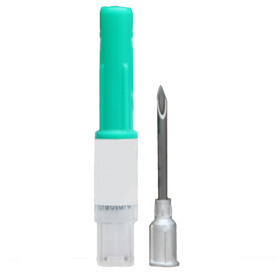 Aluminium needle LL 14Gx1, cattle needle