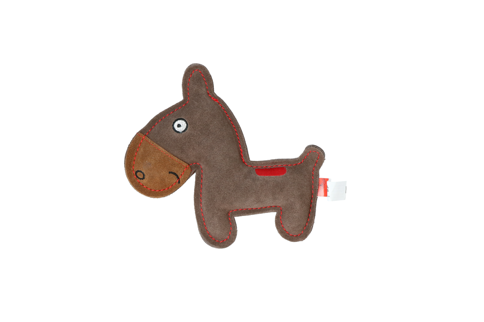Doggy Doodles brown donkey dog toy plush