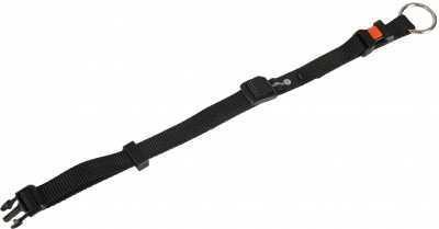 Dog collar ziggi black 2x45 from 65 cm basic collar