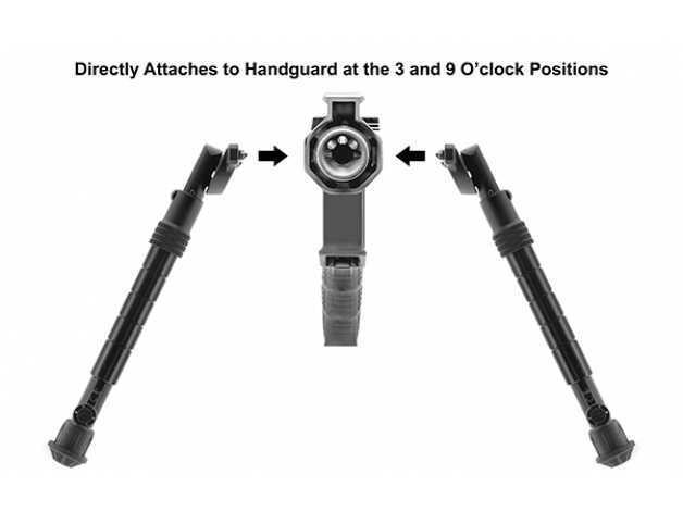 Recon Flex 8-12 M  bipod folding