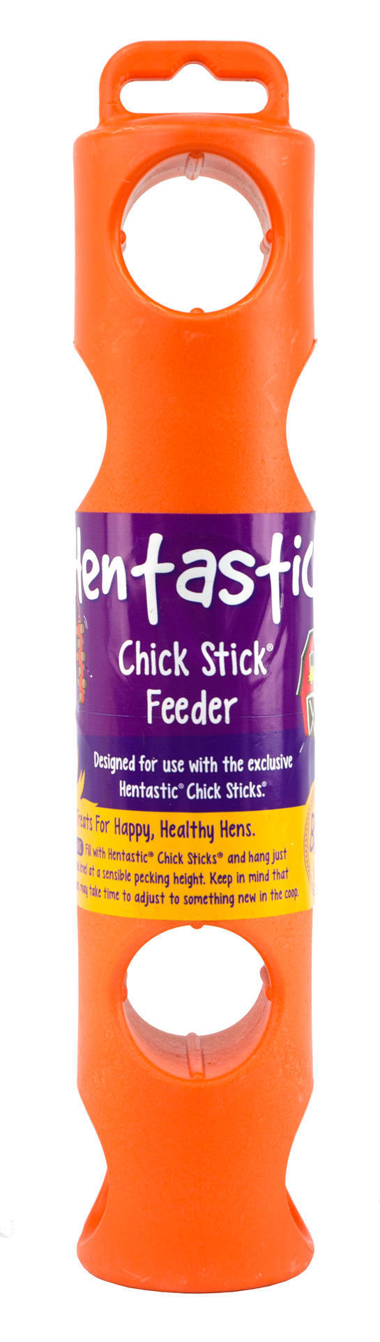 Hentastic Chick Stick feeder orange bird feeder