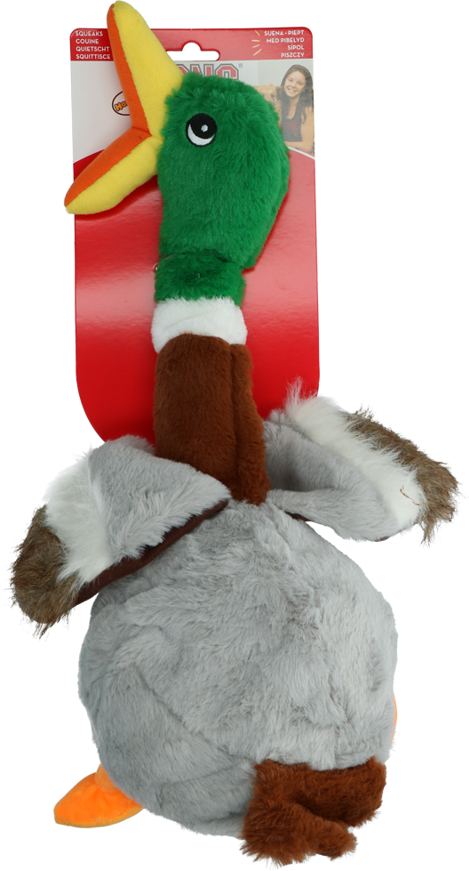 Shakers honkers beeping duck dog toy plush