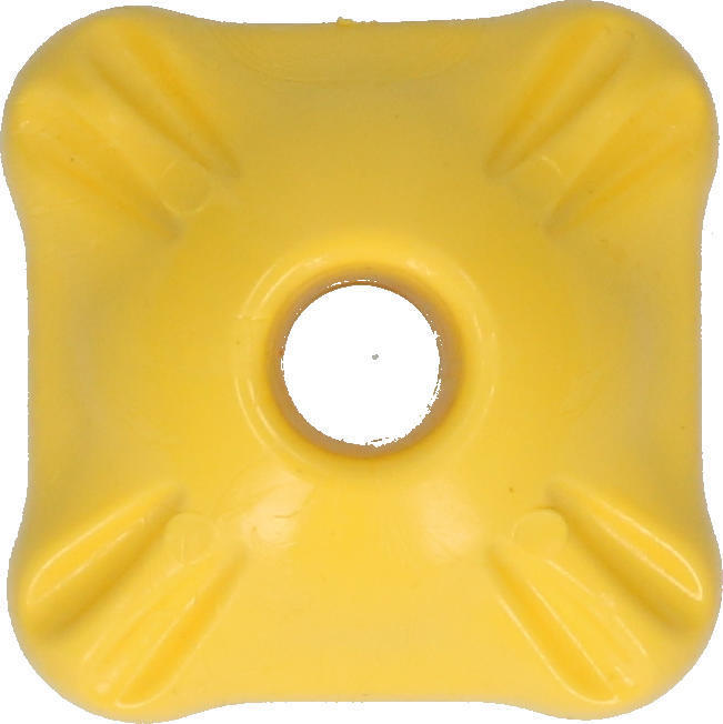 Flex-n-Chew square chew toy yellow small dog toy