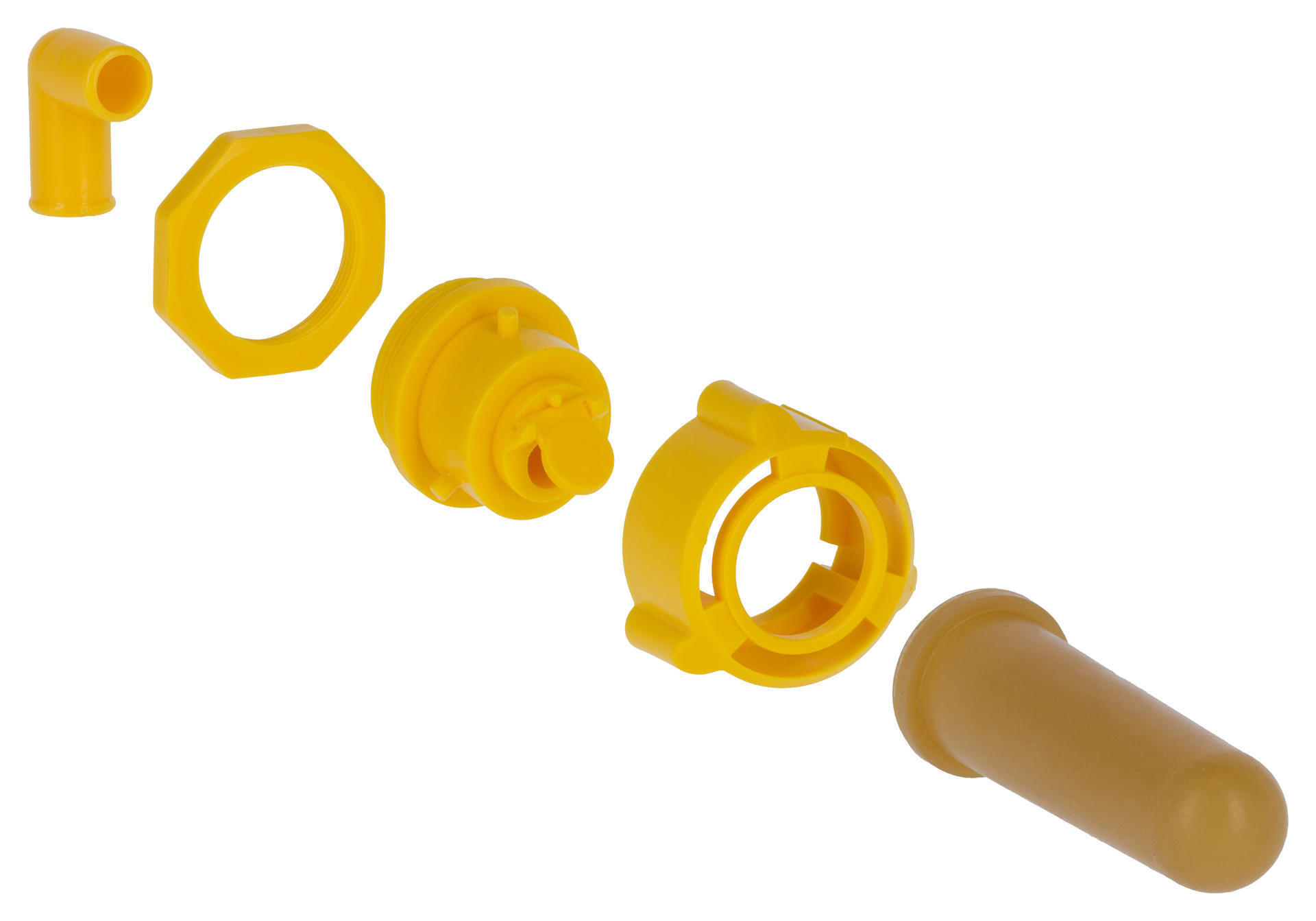 Calf fast feeding bottle Blue 2,5 l cattle rearing