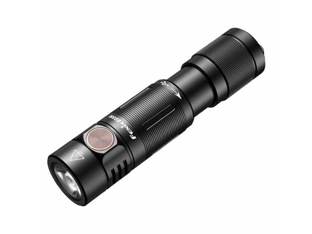 E05R black LED flashlight