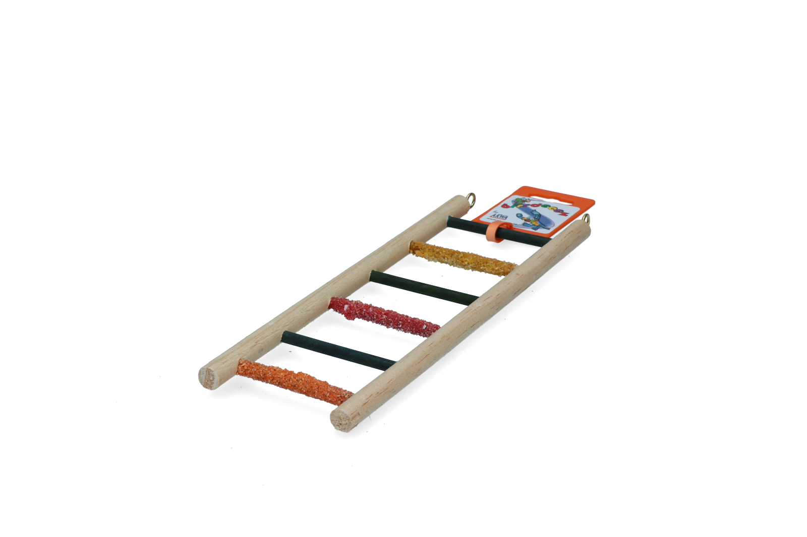 Budgie Ladder 6 step wooden parrot ladder