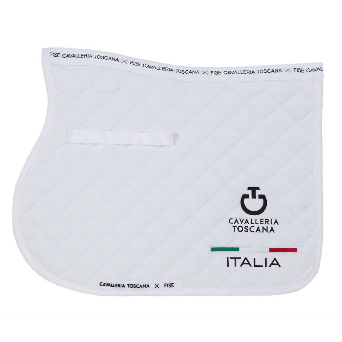 C T x FISE jumping saddle pad