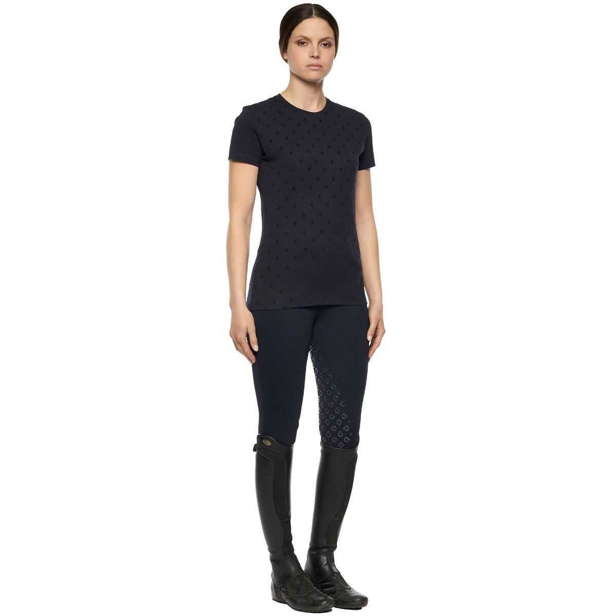 Women rider  t-shirt mini CT  with logos