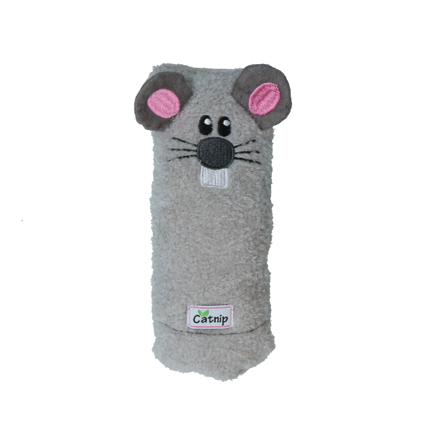Soft socks with catnip - Mouse cuddle cat toy