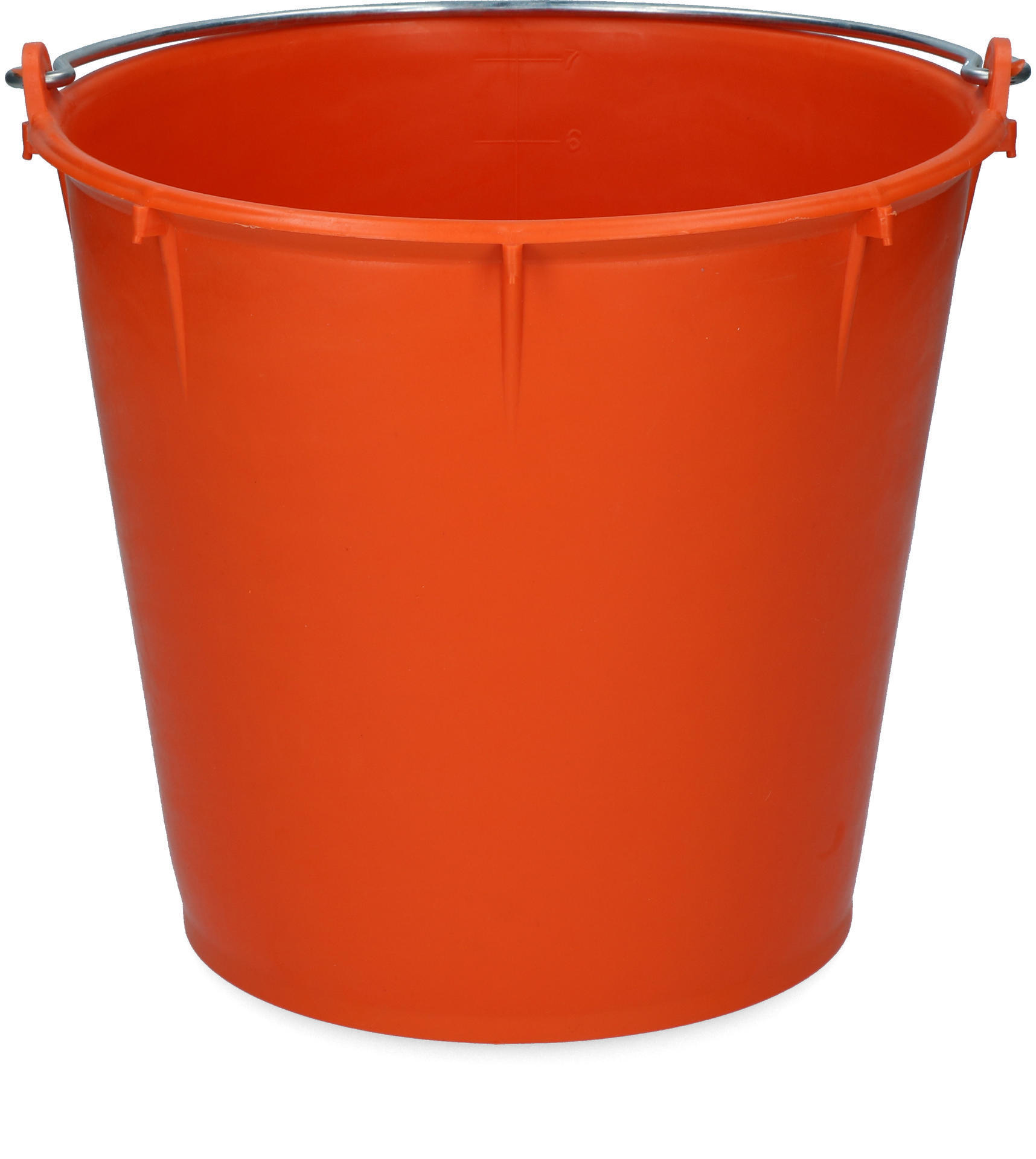 bucket 7 l with handle, orange